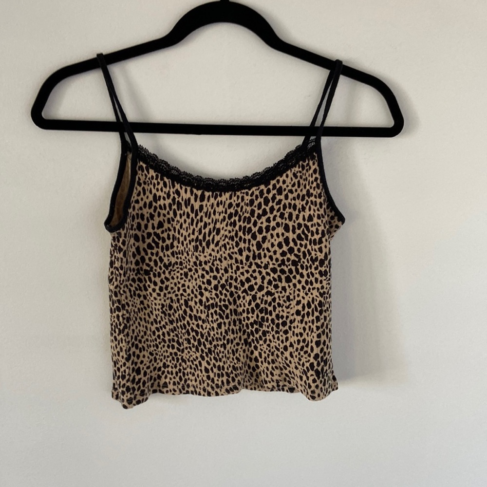 Brandy Melville cheetah top